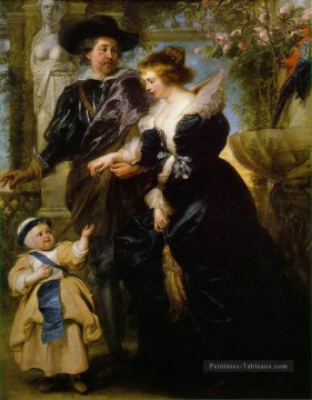 Rubens sa femme Helena Fourment et leur fils Peter Paul Baroque Peter Paul Rubens Peinture à l'huile